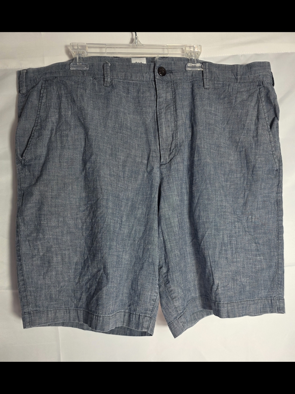 GAP Men's Chambray Flat Front Shorts - Light Blue 38